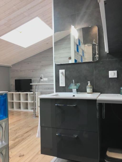 Duplex Atypique 20' De Toulouse Apartment Leguevin Bagian luar foto