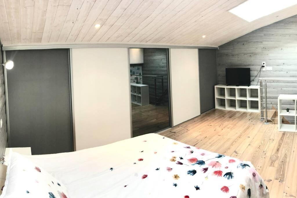 Duplex Atypique 20' De Toulouse Apartment Leguevin Bagian luar foto