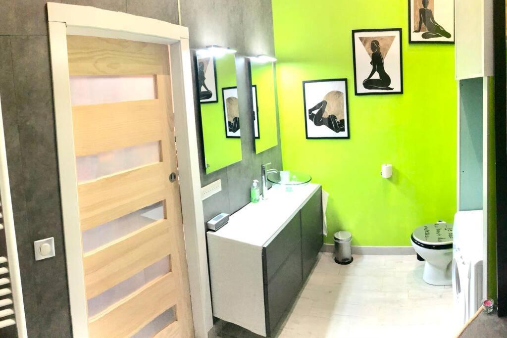 Duplex Atypique 20' De Toulouse Apartment Leguevin Bagian luar foto